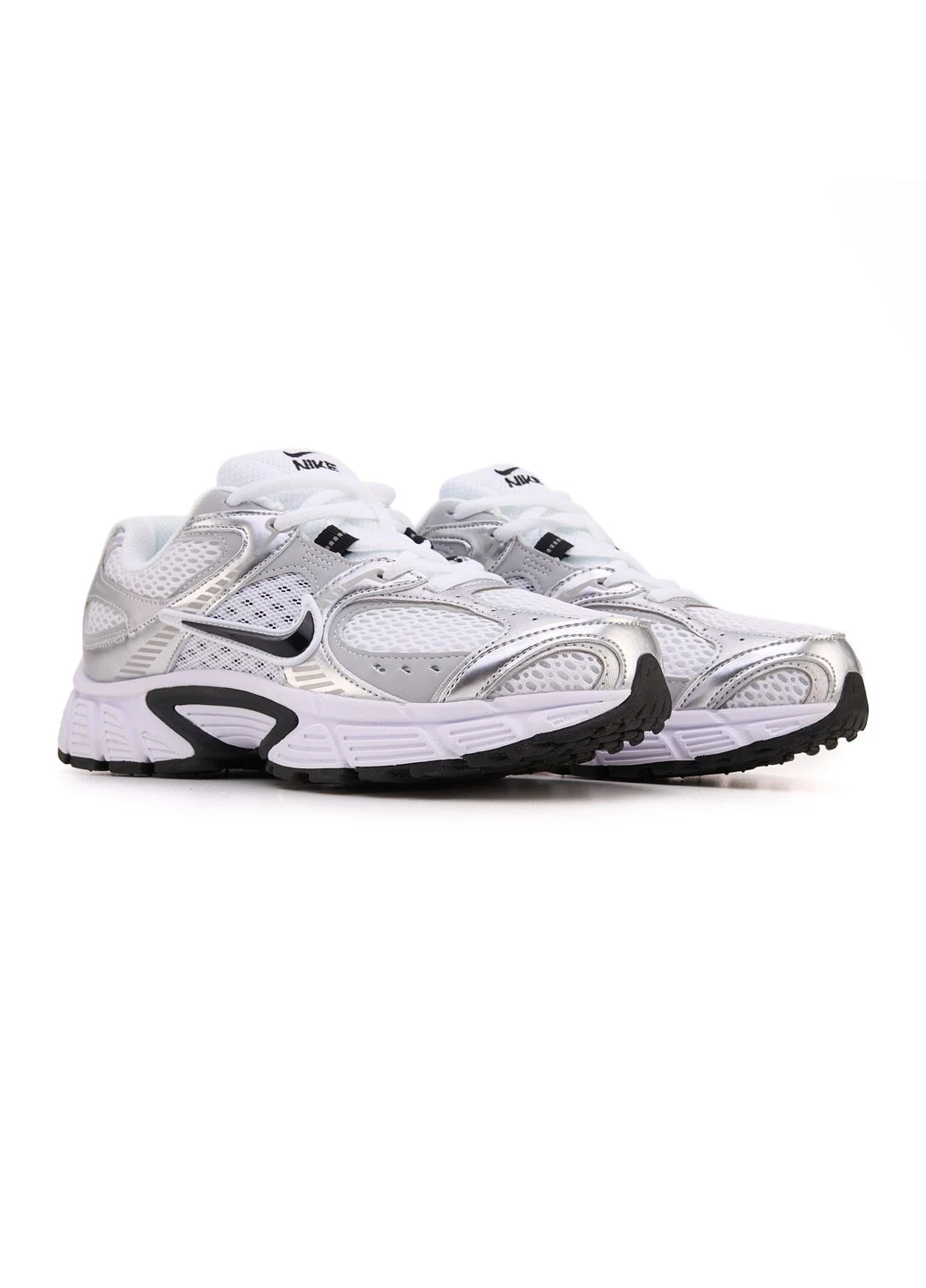 КРОССОВКИ ЖЕНСКИЕ NIKE V5 RNR WHITE SILVER BLACK НАЙК В5 БЕЛЫЕ No Brand белые демисезоны (391066480)