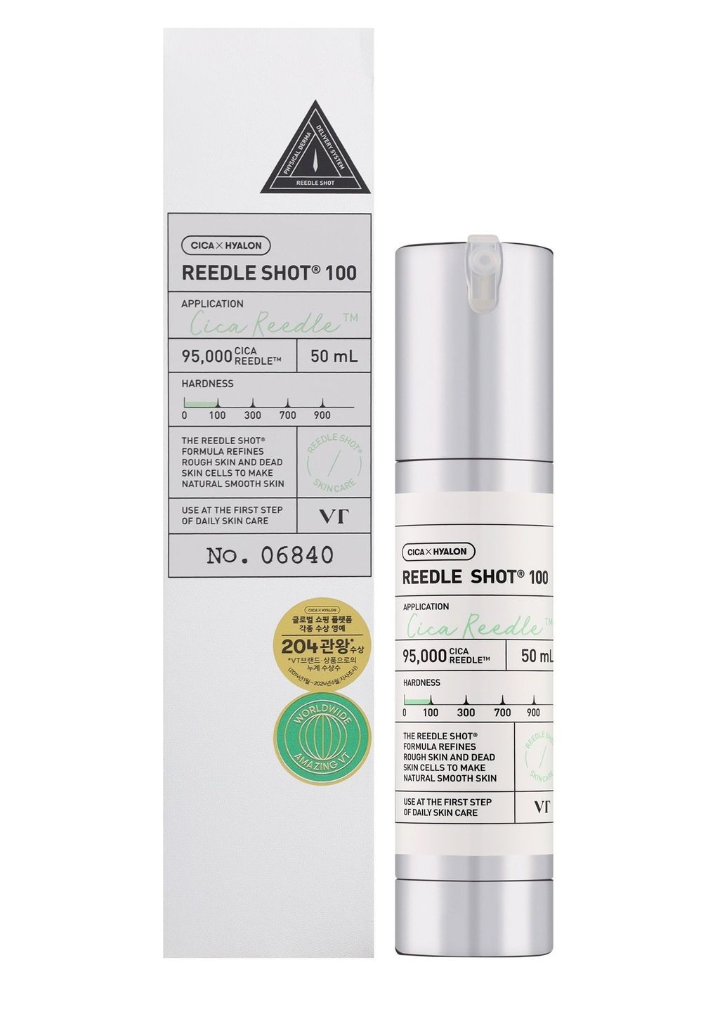 Мікроголковий бустер для покращення текстури шкіри 50 мл Reedle Shot 100 VT Cosmetics (363267733)