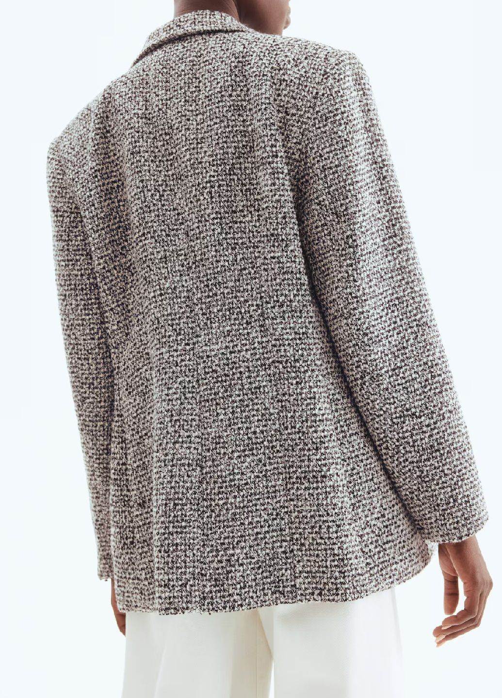 Черный женский жакет H&M меланжевый - всесезон