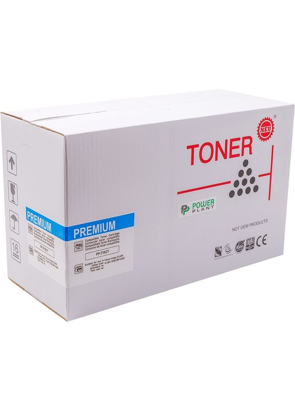 Картридж Canon LBP1538C (T10) с чипом Cyan (PP-T10CY) PowerPlant (361854343)