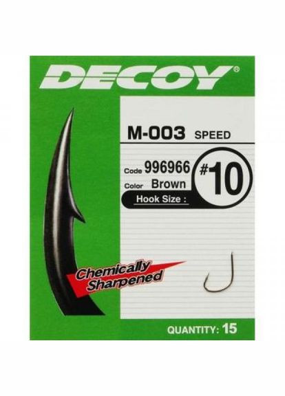 Гачок Decoy m-003 speed 20 (15 шт/уп) (268145771)