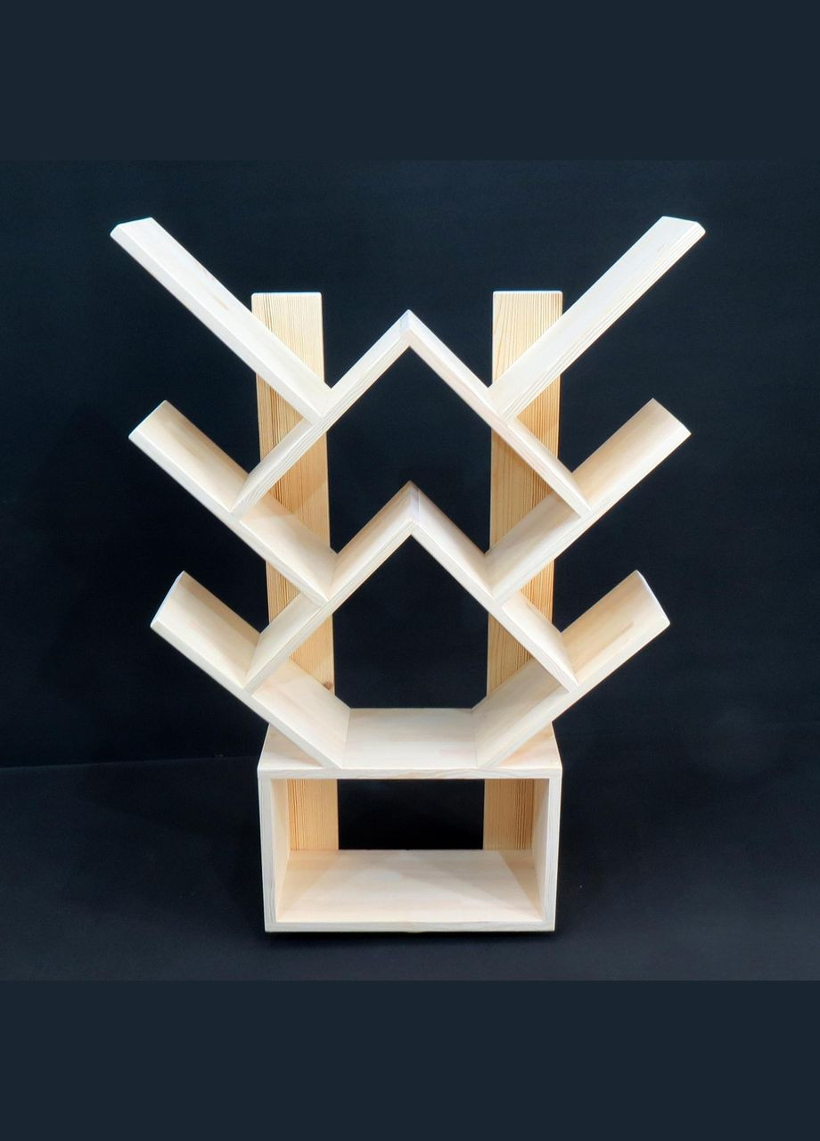 Книжковий стелаж з дерева Рембрант 2 бланже (КПС-200301) No Brand (328072380)