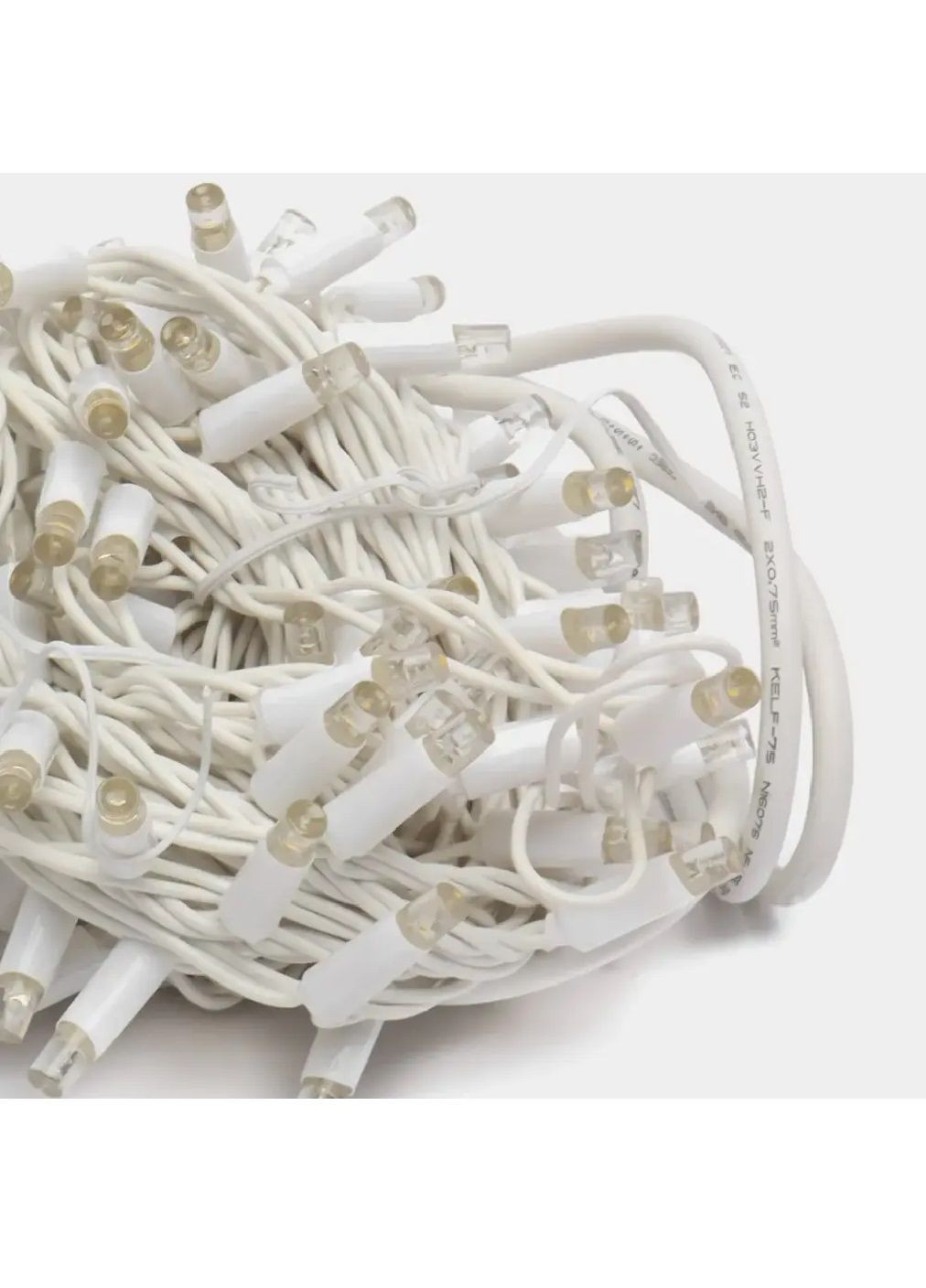 Гірлянда нитка світлодіодна новорічна для будинку вулиці з роботою від мережі 10 м 100 лампочок (481888-Prob) Синя Unbranded (367782954)