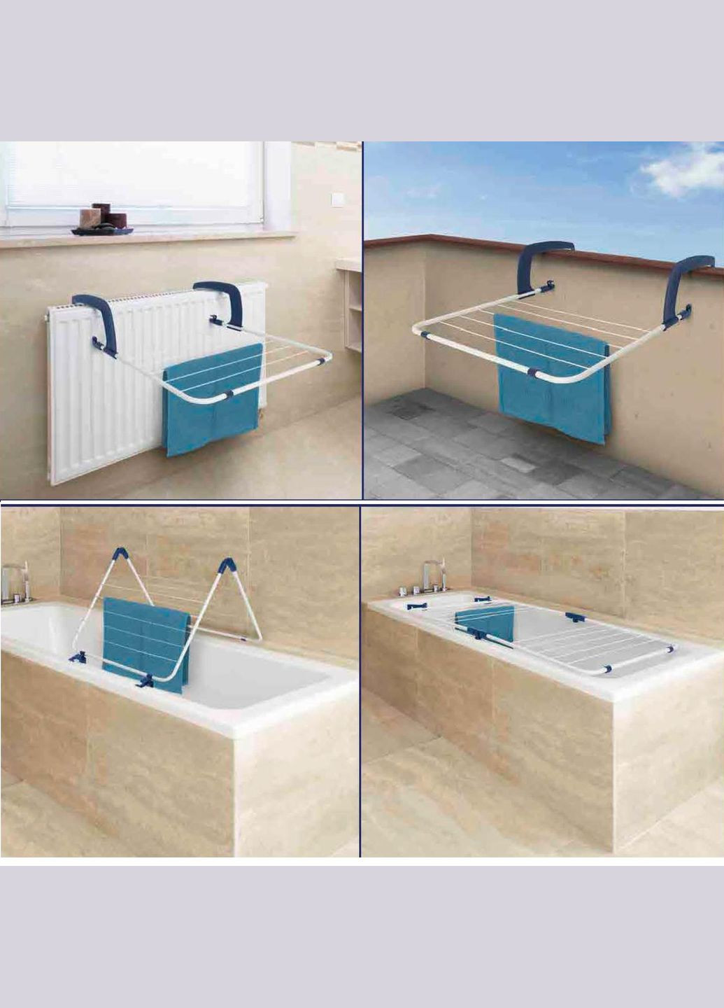 Сушилка трансформер для белья напольная Flex Dry 4in1 White (CS92970D05) Casa Si (302364310)