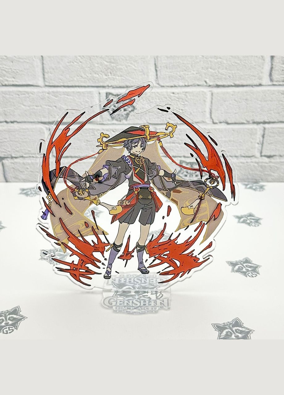 Акриловая коллекционная фигурка Геншин Импакт - Genshin Impact (Путешественник Скарамуччи 3) 15 см No Brand (339618393)