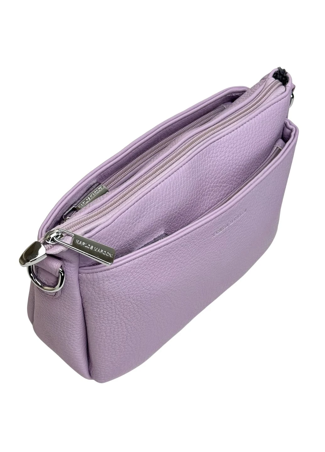 Жіноча сумка штучна шкіра бузковий HX3401 purple Karlos Marconi (395423240)