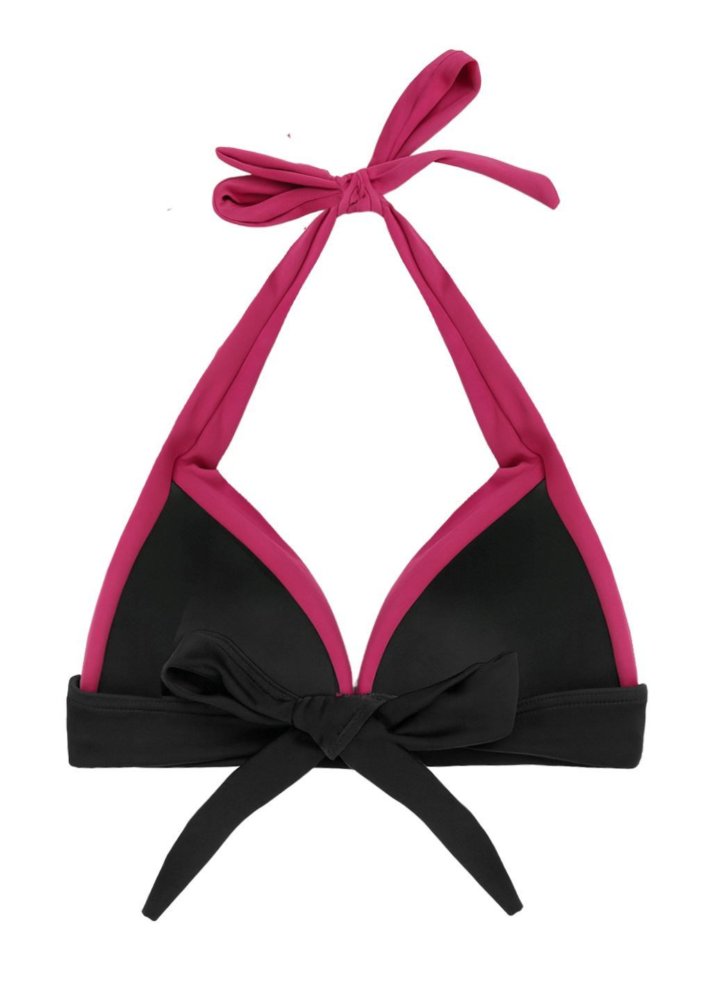 Женский черный лиф с фуксией Asos (355793750)