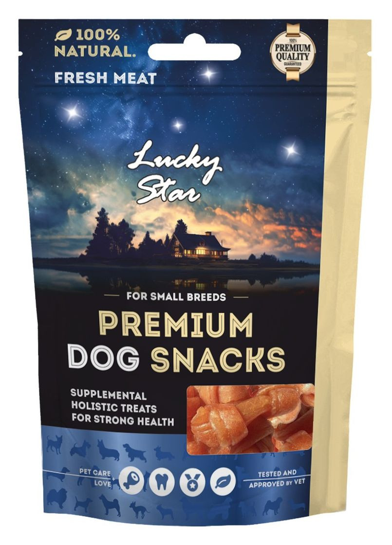 Ласощі для собак ТМ «» Міні кісточки DENTAL CARE з качкою, 65г Lucky Star (315598884)