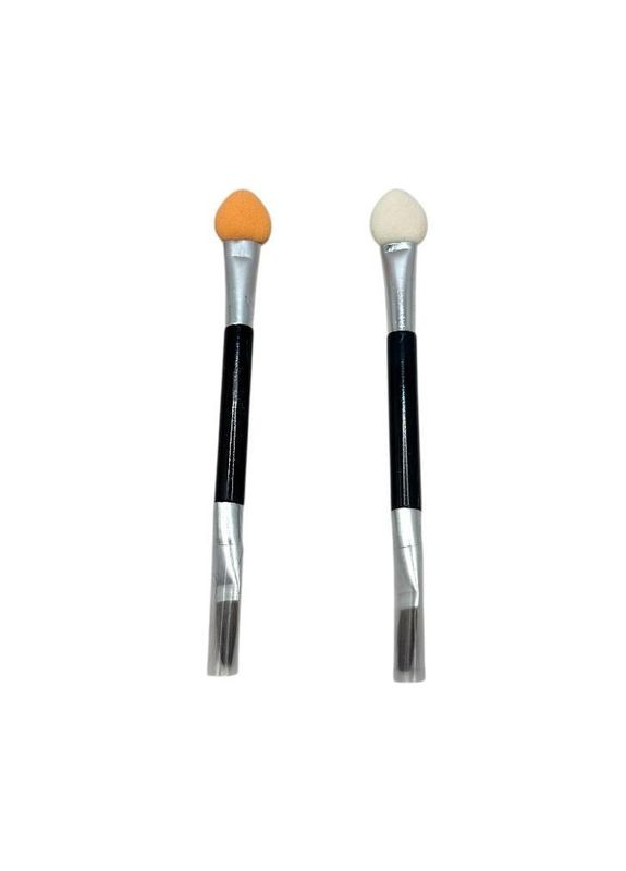 Аплікатор для макіяжу SA-14 чорний із тонким пензликом 10 штук Silver Style (365843784)