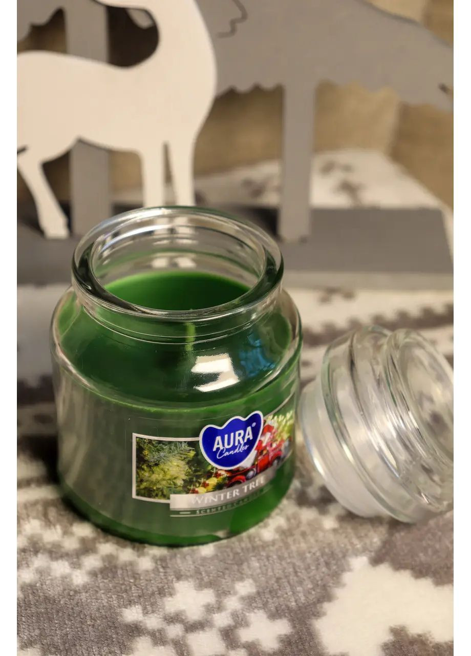 Свеча ароматическая з ковпачком Зимнее дерево AURA (368236363)