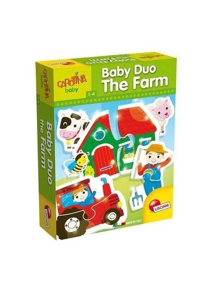 Ігровий набір LISCIANI GIOCHI Baby DUO (13 пазлiв Ферма) 57825 Liscianigiochi (364503036)