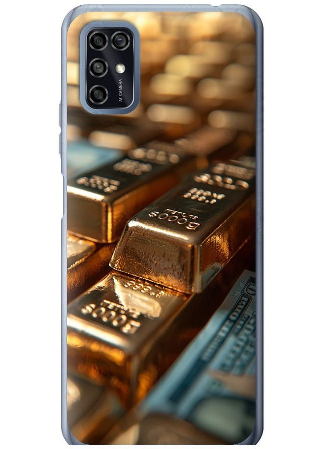 Силиконовый чехол 'Сияние золота' для Endorphone zte blade v2020 smart (291130465)
