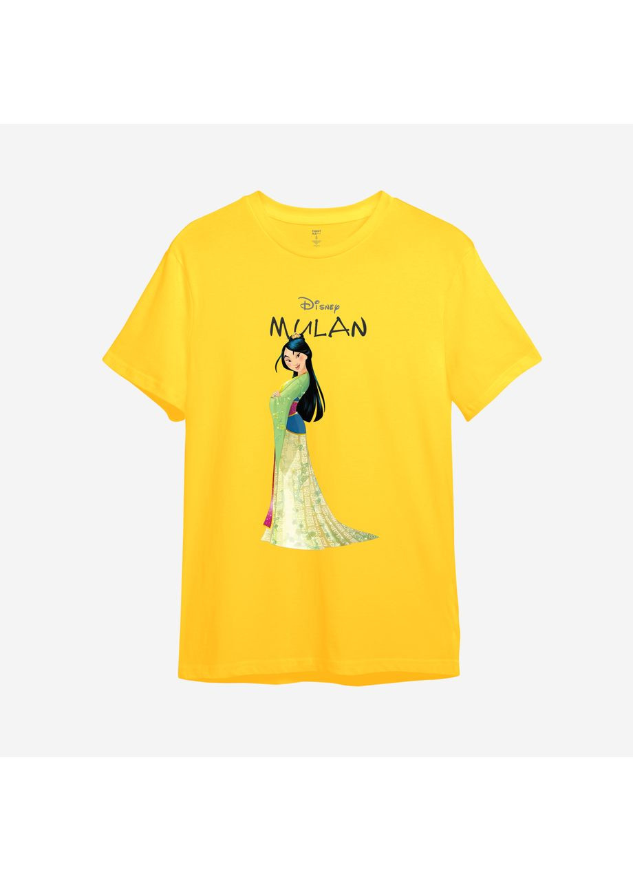 Желтая демисезонная детская футболка с принтом "mulan / мулан" (10310048164) ТiШОТКА
