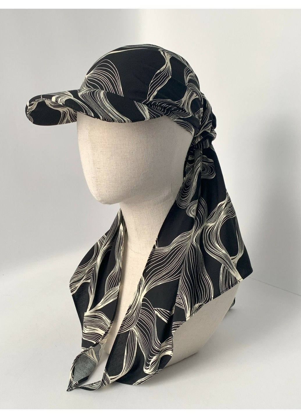 Платок с козырьком принт розводы BANDANA QUEEN (367729530)