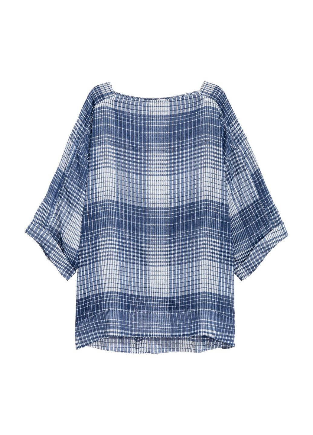 Темно-синя блуза H&M