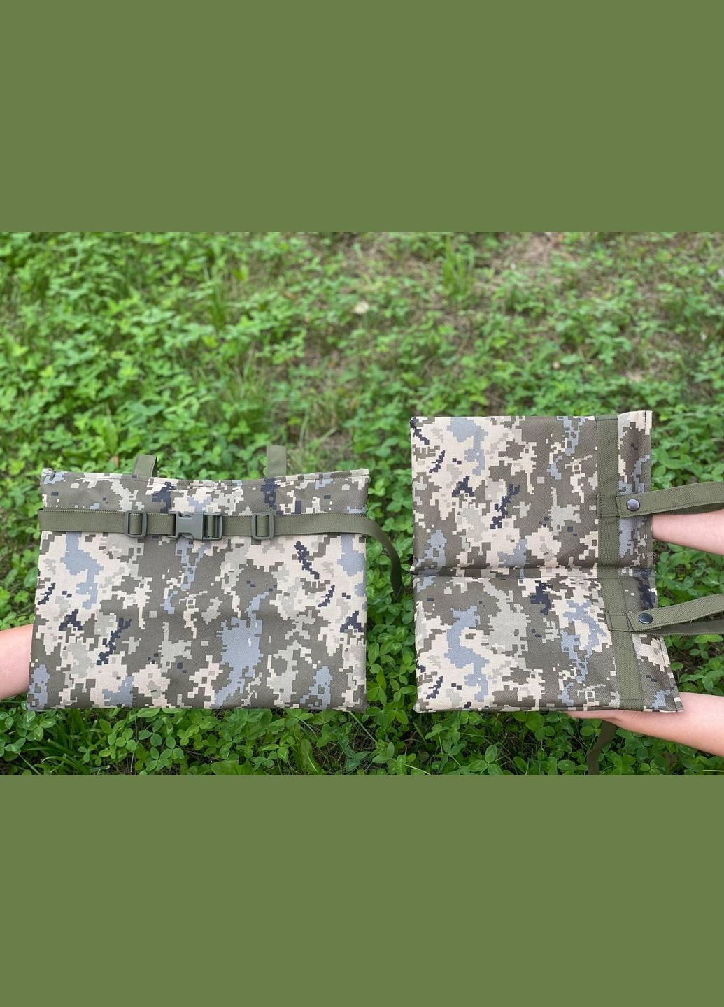 Тактичний каремат для сидіння складний (піджопник) піксель Сварог (342375372)