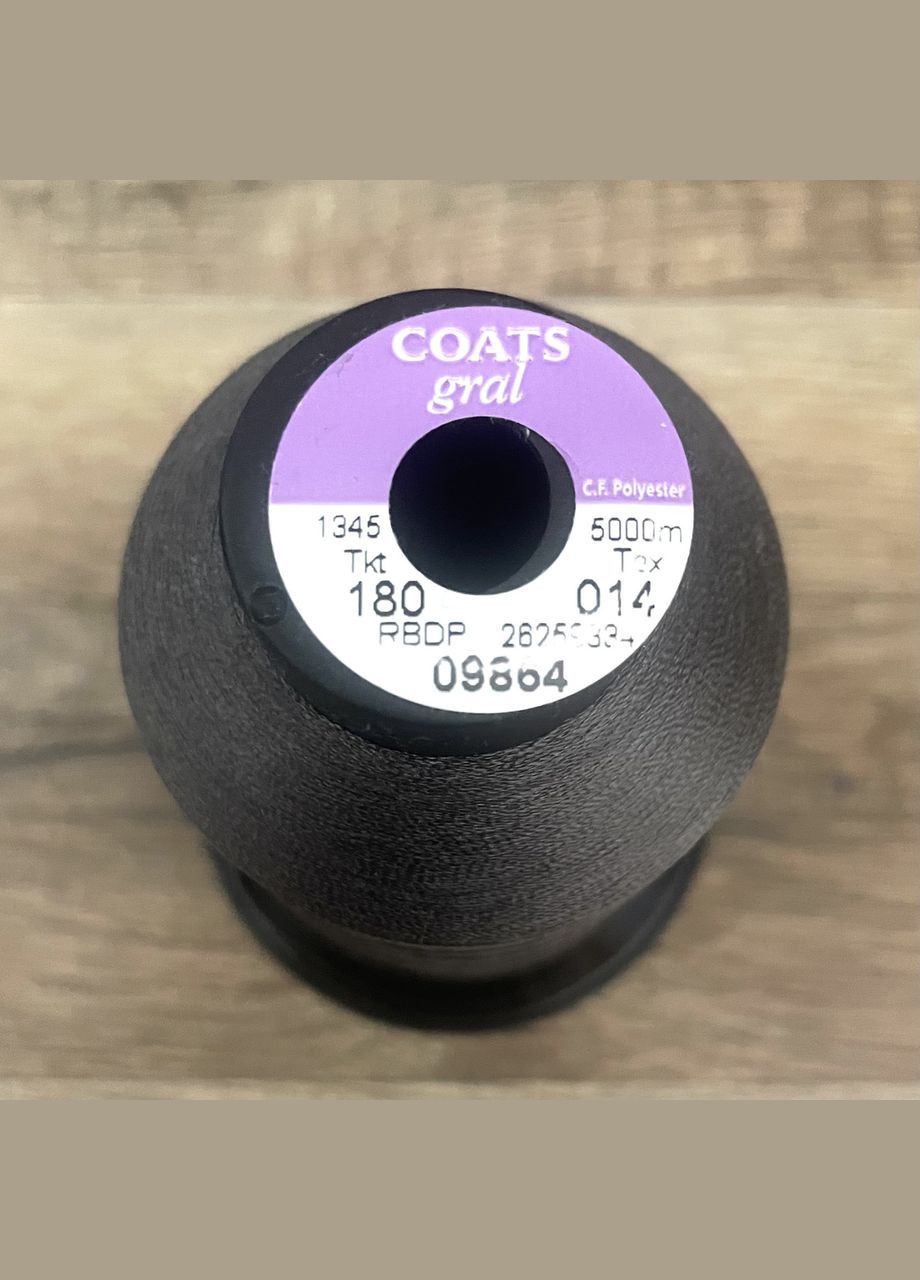 Нитки gral 180 5000м сірі Coats (337170896)