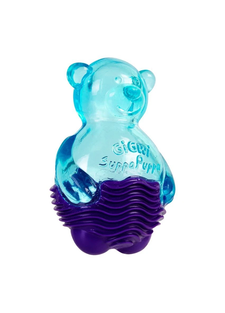 Игрушка для собак GiGwi Suppa Puppa Мишка с пищалкой резина 9 см Голубо-фиолетовый (Collar75035) (15527) Collar (387617097)