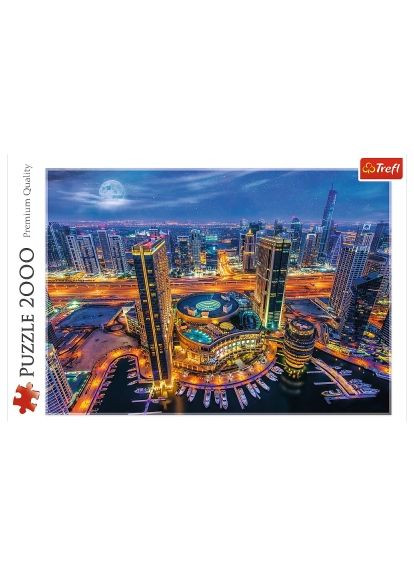 Пазл Огни Дубая 2000 элементов (5900511270945) Trefl Вогні Дубая 2000 елементів (369239340)