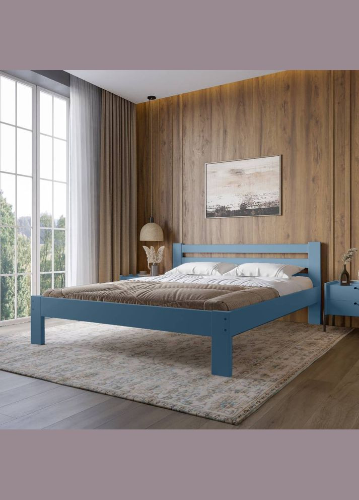 Полуторная деревянная кровать Бавария (S7010R90B) 120х190 см (MBG-14866) Mebigrand (366027949)