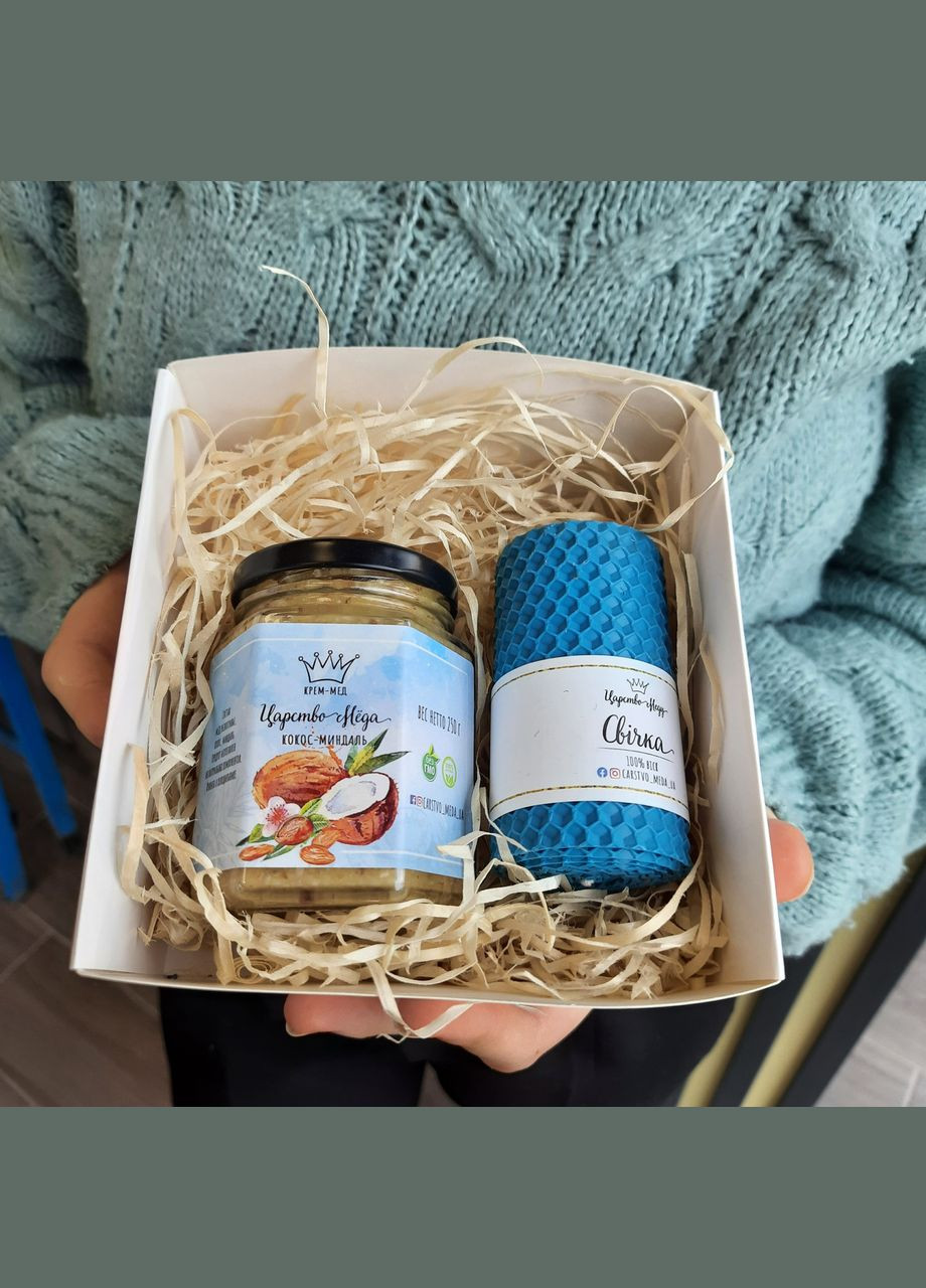 Недорогий солодкий подарунковий набір №18 для дівчини, подруги, мами. Царство Меду (330027789)