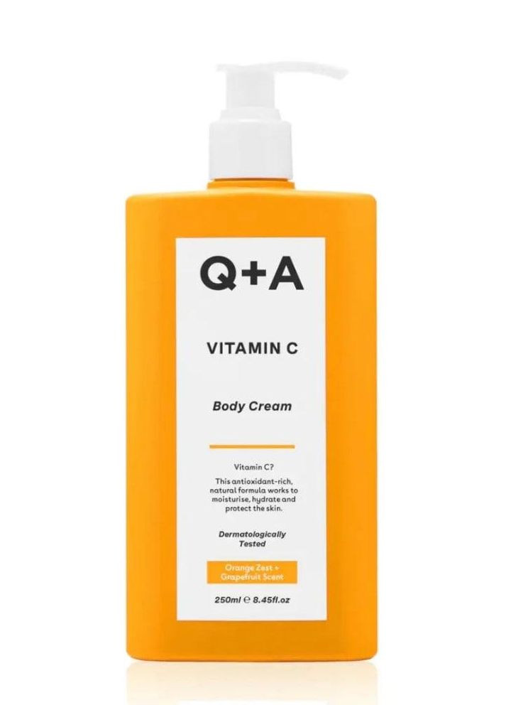 Крем для тіла з вітаміном С Vitamin C Body Cream 250 мл Q+A (324211062)