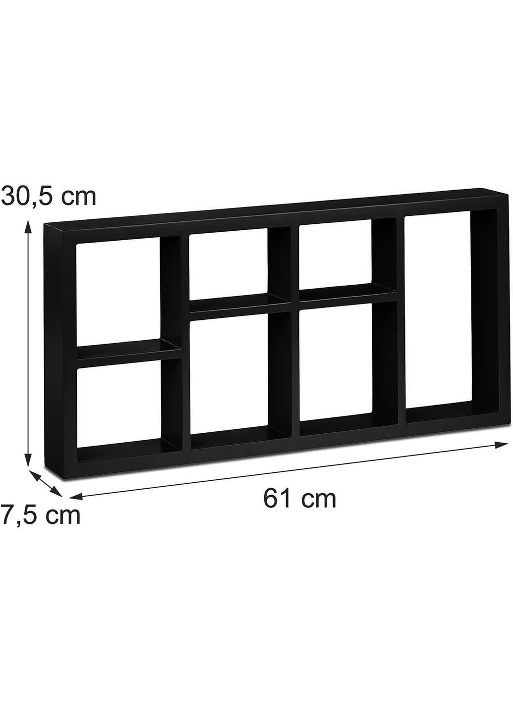 Настінна полиця з дерева Редісон венге (НСП-009012) No Brand (328076953)
