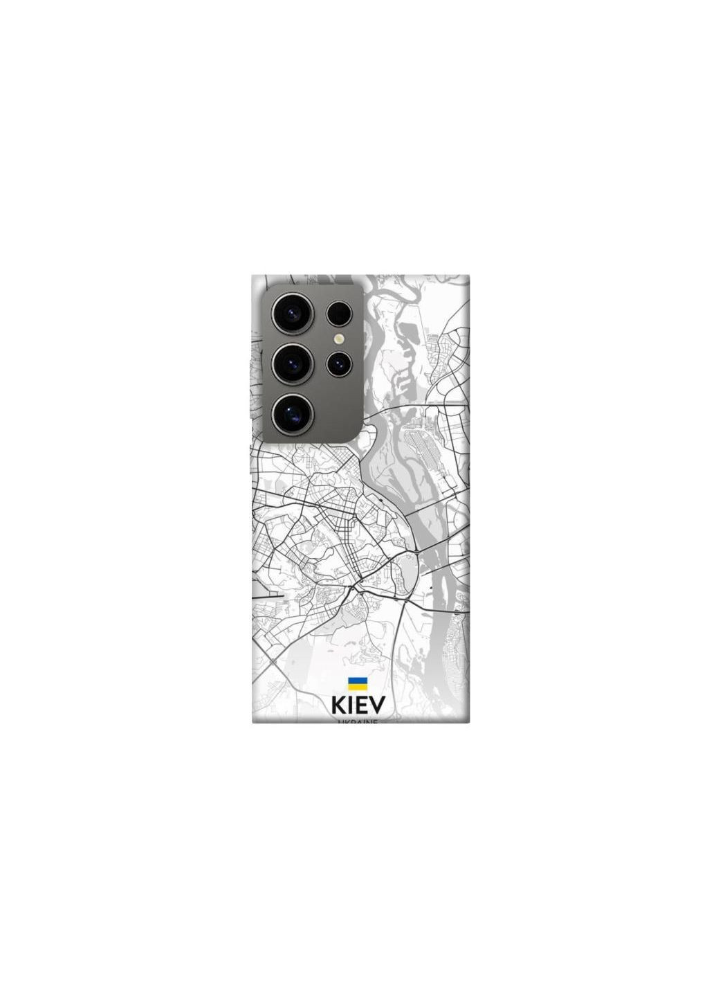 Чохол на Samsung Galaxy S24 Ultra Kiev white map Frontalka (356088311)