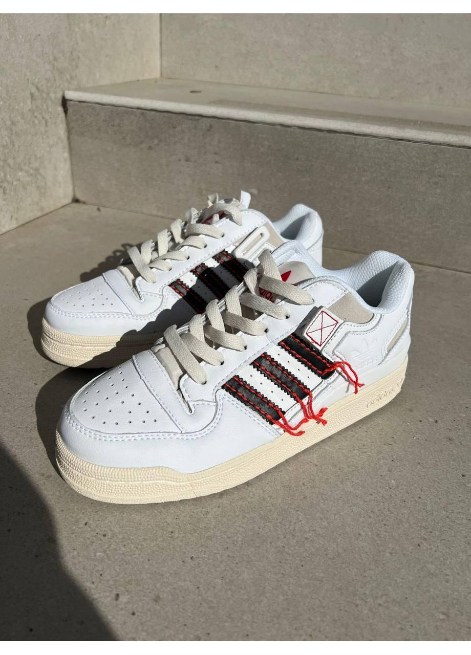 КРОСІВКИ ЖІНОЧІ ADIDAS LOW 84 FORUM WHITE / RED АДІДАС No Brand білі демісезони (368888056)