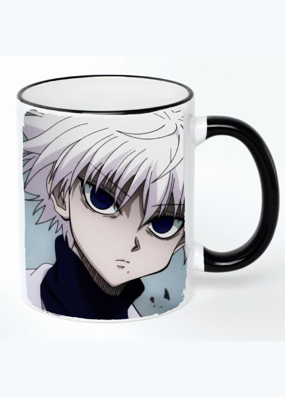 Чашка Хантер х Хантер Аниме #008 (кружка, кружка) Белая с черной ручкой 330 мл No Brand (322714358)