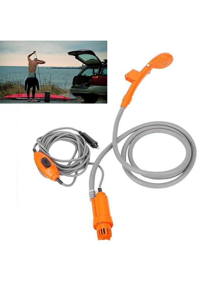 Душ портативний iCamp автомобільний душ 12 В від прикурювача з виносним вимикачем + мішок для зберігання (R051110) No Brand (330778896)