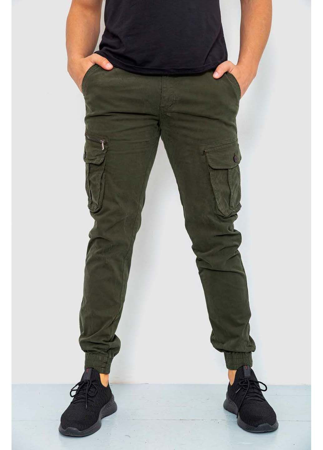 Хаки кэжуал демисезонные брюки Ager