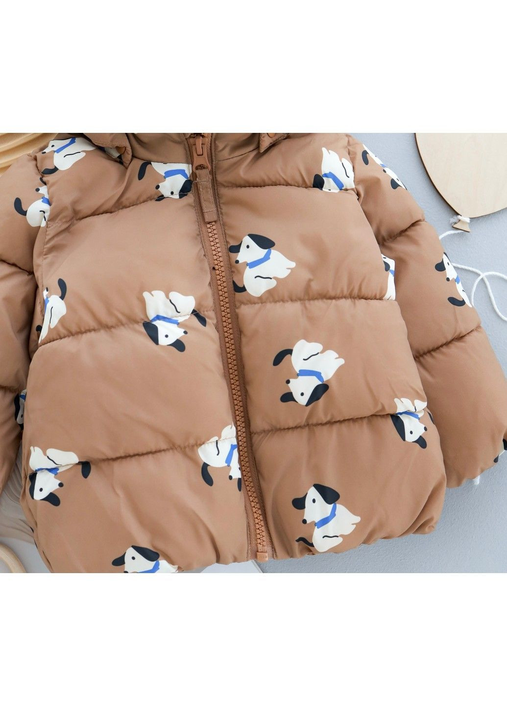 Коричнева демісезонна куртка H&M