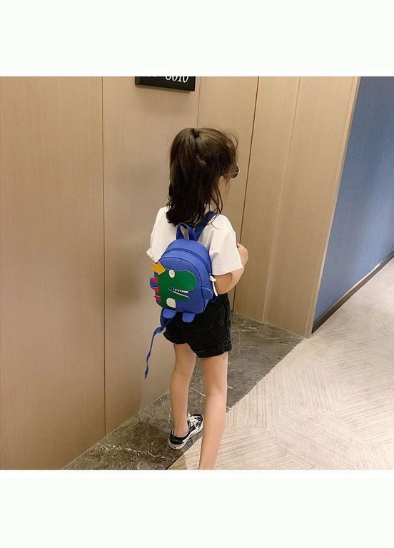 Дитячий рюкзак синій з динозавром КиП (290683374)