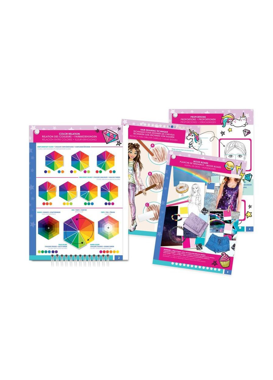 Блокнот c трафаретами Рожева мрія () Make it Real MR3203 (336481294)