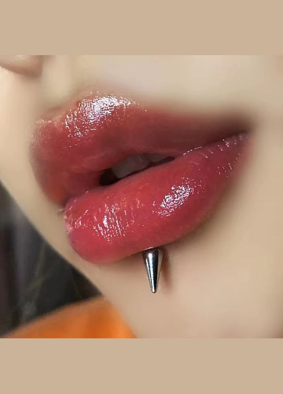 Сережка пірсинг в ніс губу вухо шипи на прокол із сталі конус для пірсинга язика No Brand (339869752)