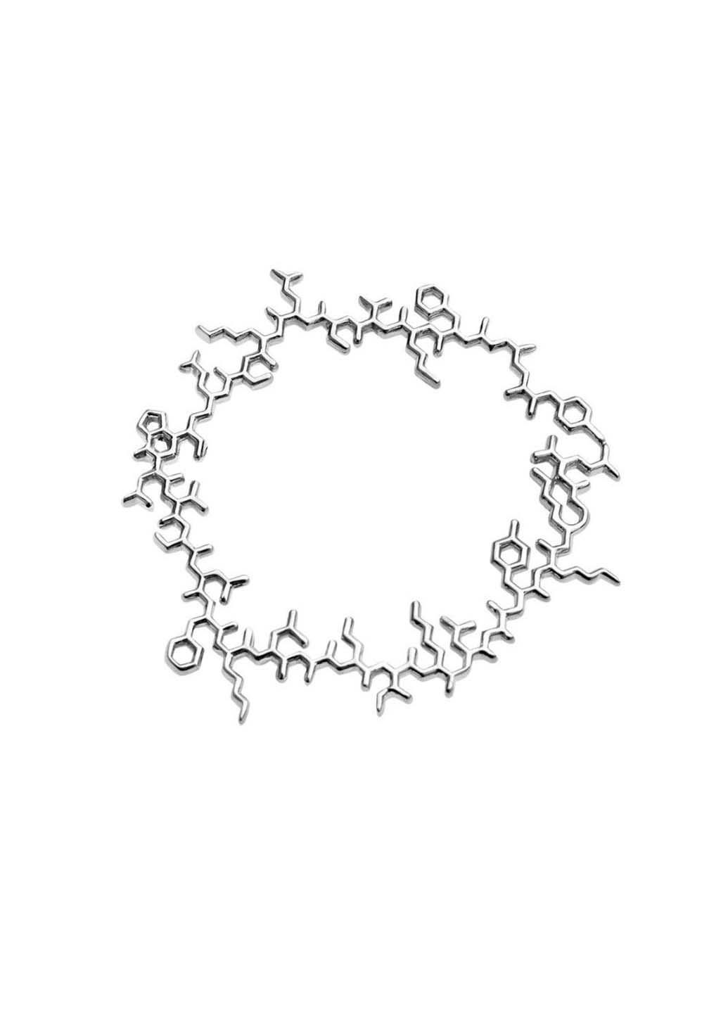 Брошка Молекула Бета-ендорфіну BRBF114082 4,5 х 4,0 см BROCHE (298534451)