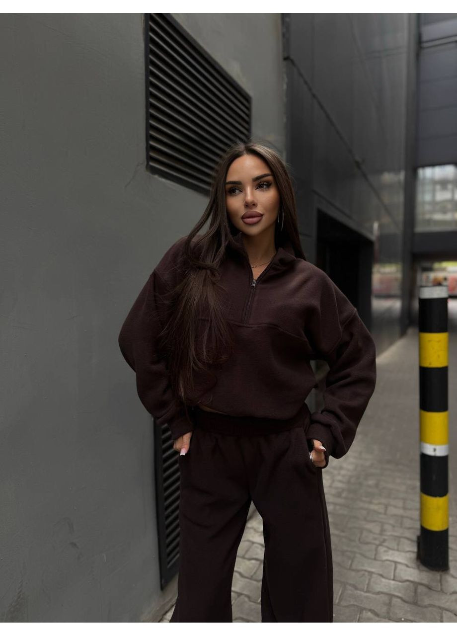 Женский спортивный костюм флис Polar No Brand Р4939-775/3 (363839595)