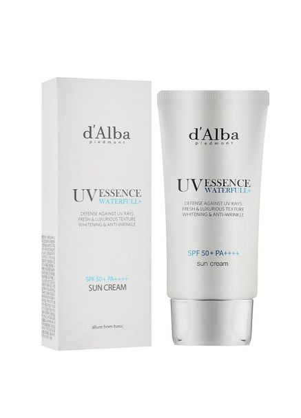 Сонцезахисний крем-есенція d'alba waterfull essence sunscreen spf50+ pa+++ 50 мл No Brand (367953269)
