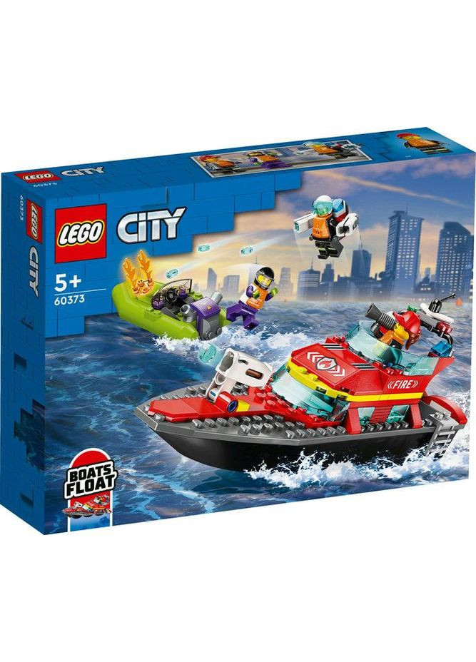 City Лодка пожарной бригады 144 детали (60373) Lego (304055051)