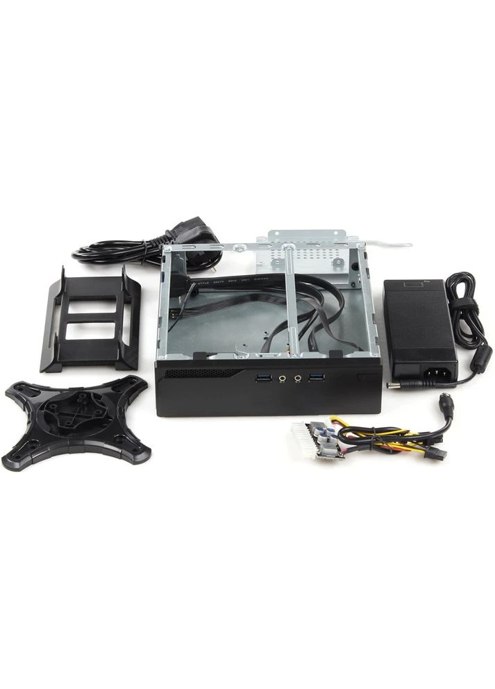 Корпус M300-2U3 90W 2xUSB3.0 mini-ITX, VESA, Black Casecom (386038866)