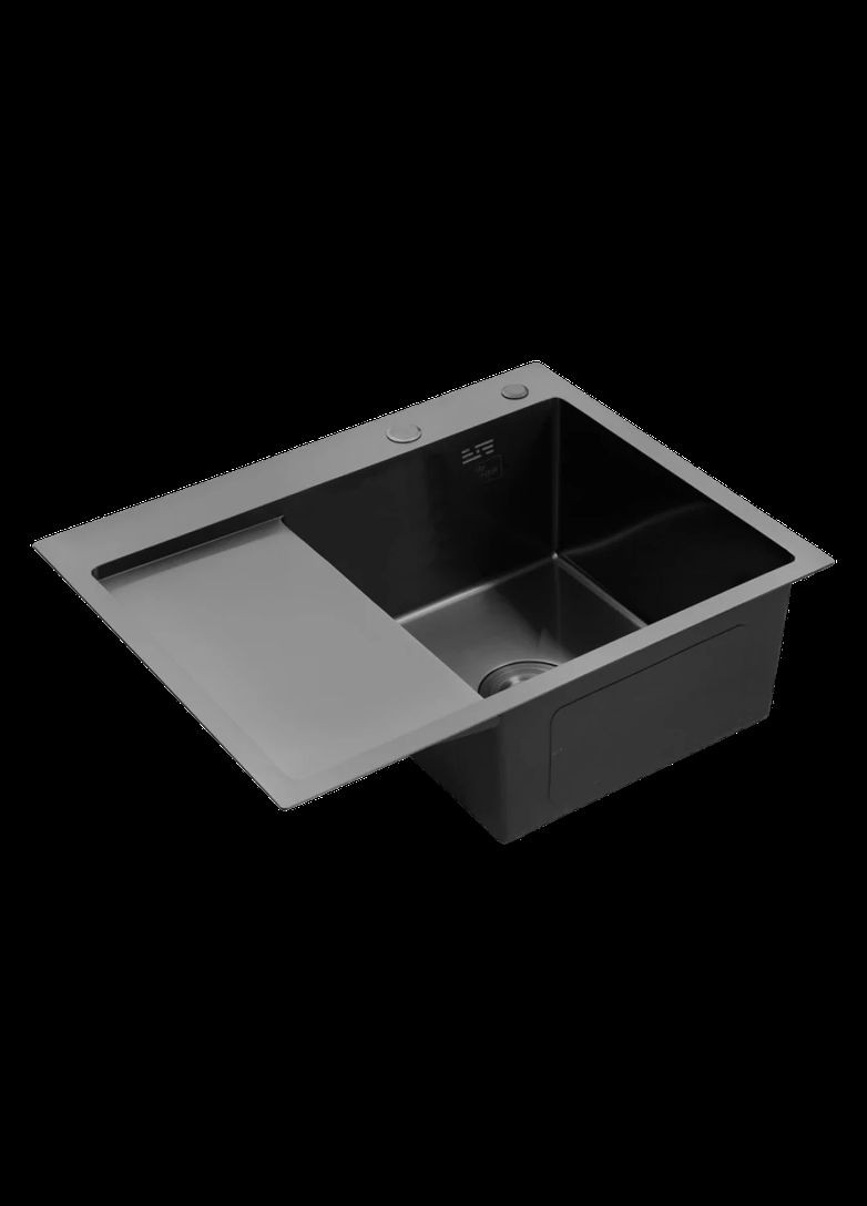 Комплект кухонної мийки Schwarze - 6350RHM PVD (3.0/1.0 мм) Kroner (336937038)