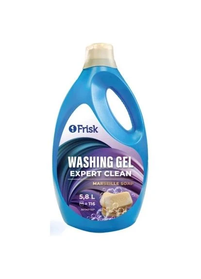 Гель для стирки Expert Clean Марсельское мыло 5.8 л (4820197122257) Frisk Expert Clean Марсельське мило 5.8 л (401028305)