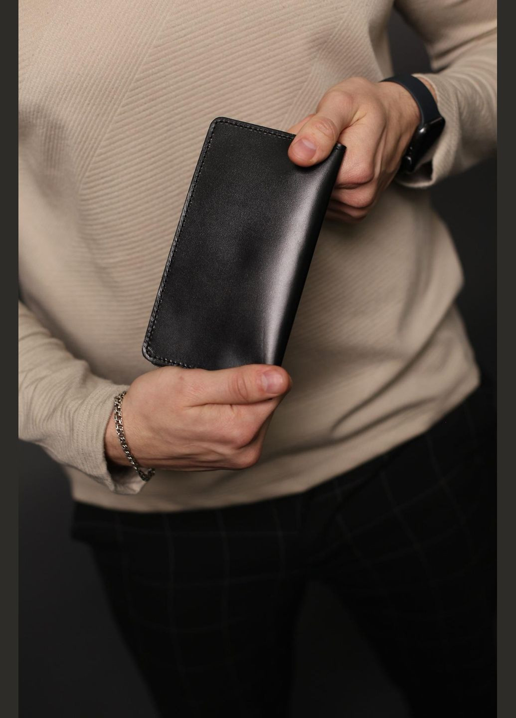 Чоловіче портмоне із натуральної гладкої шкіри SR006 ( ) SKILL (322605468)