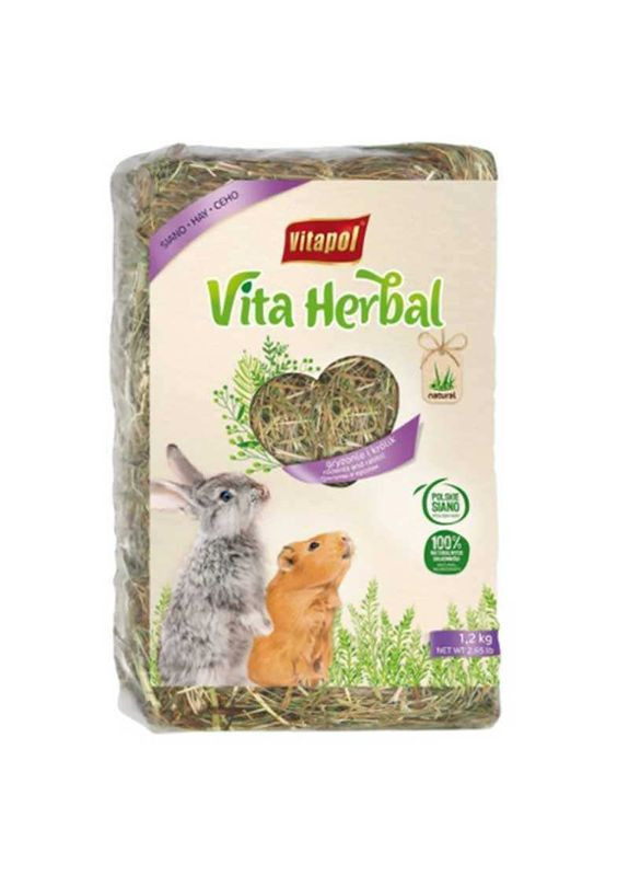 Vita Herbal - Сено с ромашкой лекарственной для грызунов 1,2 кг (5904479010421) Vitapol (329404881)