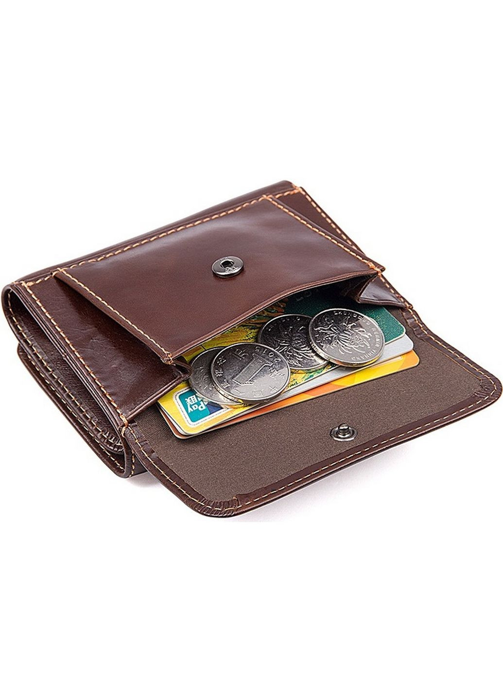 Чоловічий шкіряний гаманець Vintage (282593935)