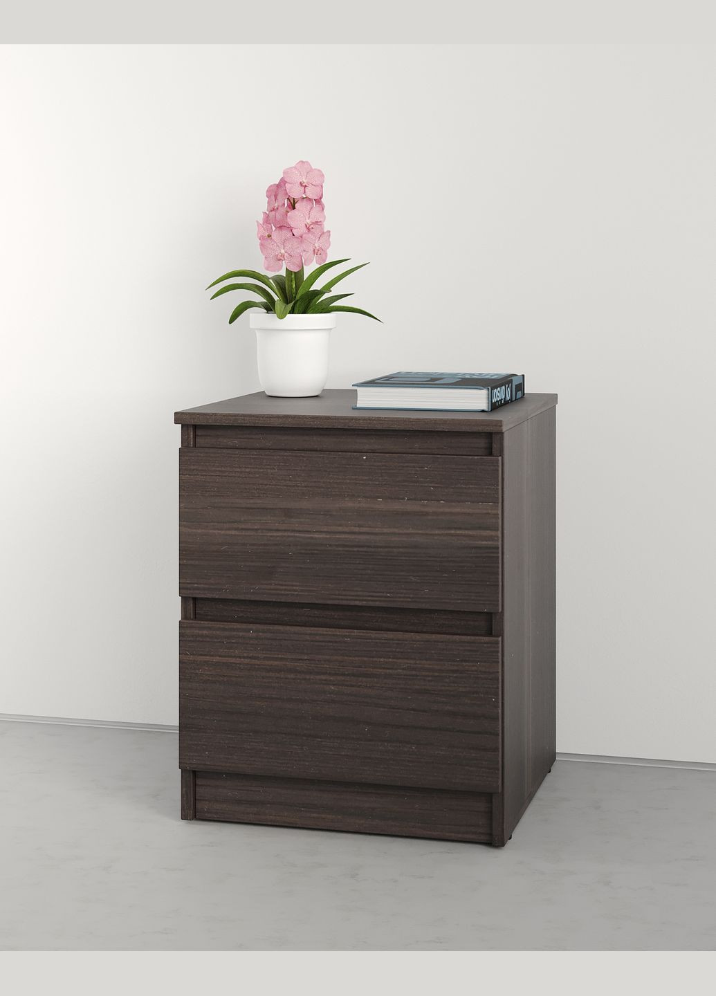 Прикроватная тумба Нео 40x43x53 см Дуб Ристрето (MBS-1181) MebelStar (334300231)