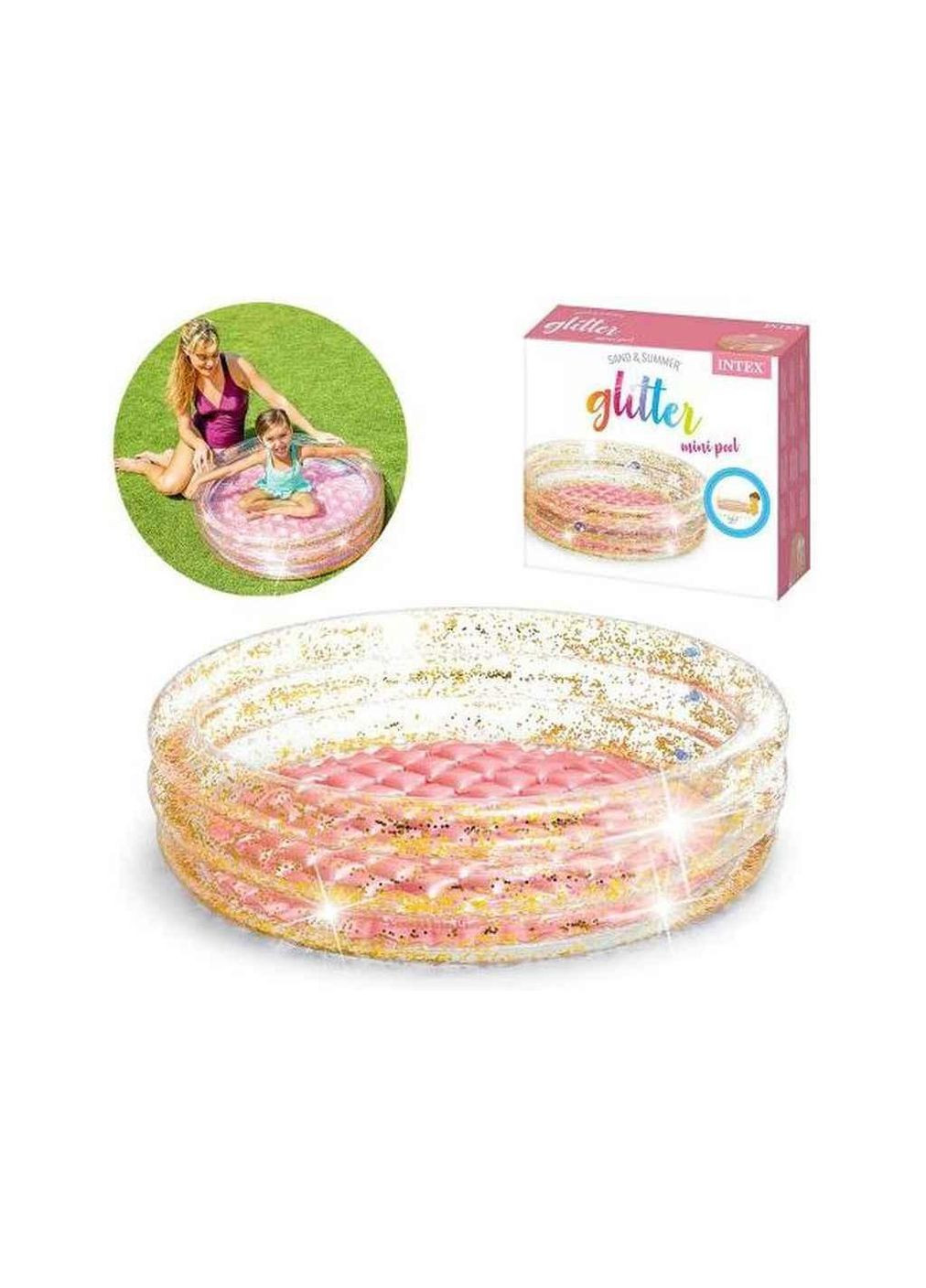 Басейн надувний дитячий 86-25см 56л 57 103 ТМ Intex (305204212)