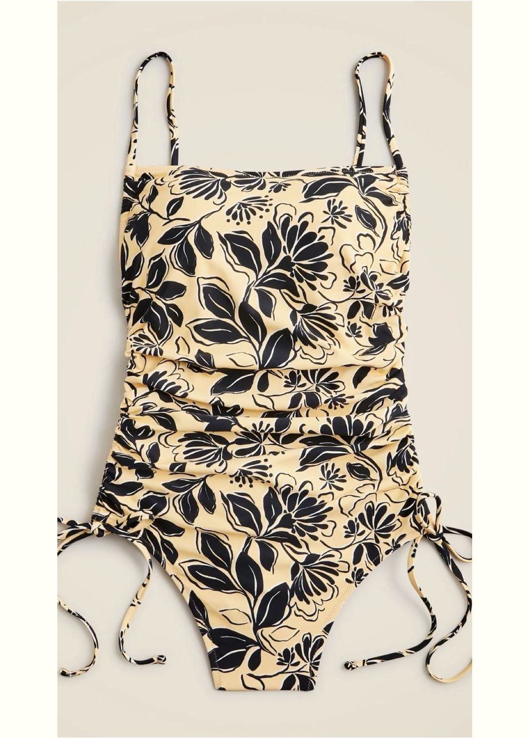 Желтый летний купальник J.Crew