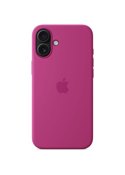 Чохол до мобільного телефона iPhone 16 Plus Silicone Case with MagSafe - Fuchsia (MYYE3ZM/A) Apple iPhone 16 Plus Silicone Case with MagSafe - Fuchsi (361110777)